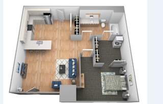 Mississippi Floor plan at Shakopee Flats, Minnesota