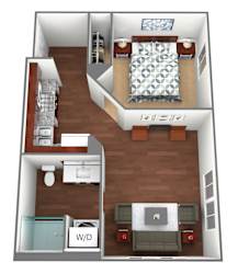 McKnight Floorplan at Liffey on Snelling, Minnesota