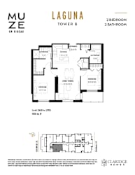the level 2 and 3 bedroom floor plans differ from each other