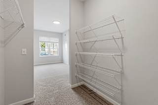 Walk-In Closet With Built-In Shelving