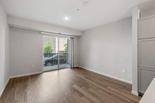 Spacious Living Area With Wood-Style Flooring