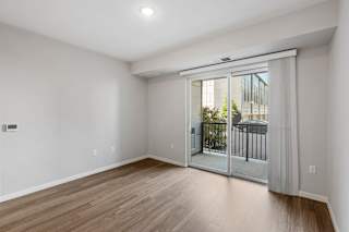 Living Area with Hardwood-Style Floors