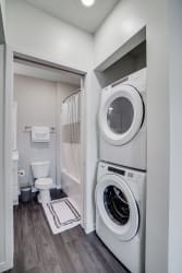 Walk-In Closet with Washer and Dryer