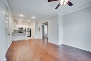 Hardwood Floors Throughout Living Room