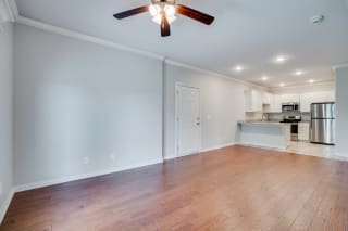 Living Room With Ceiling Fan