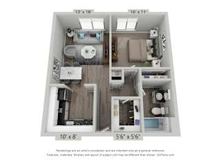 1 bed 1 bath at Springwood Gardens, New Britain, 06053