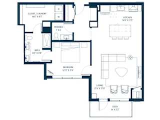 Forte on the Park Minneapolis AP5 Penthouse Floor Plan