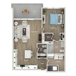 a floor plan of a home
