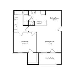a floor plan of a house