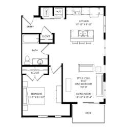 the west edge floor plan a15