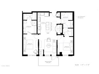 a floor plan of a house
