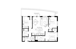 a floor plan of a house