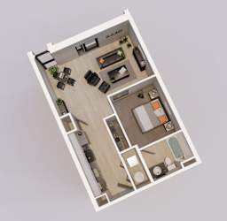 Unit J floor plan