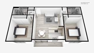 Two Bed + Two Bath
