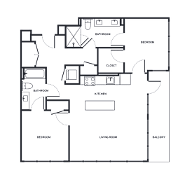 a floor plan of a house