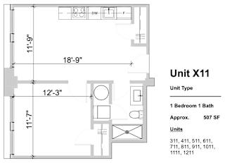 X11 - 1 Bed 1 Bath at Textile Apartments, Cincinnati, OH, 45202