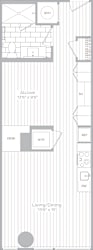 Studio 1 bath L at Artline Apartments, Washington-DC, 20024