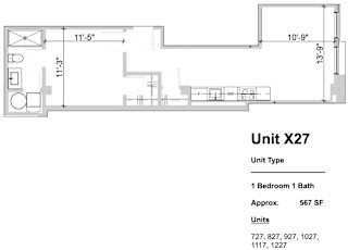 X27 - 1 Bed 1 Bath at Textile Apartments, Cincinnati, OH
