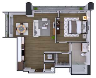 1 bedroom 1 bath R at Artline Apartments, Washington, 20024