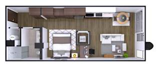 Studio 1 bath V at Artline Apartments, Washington, 20024