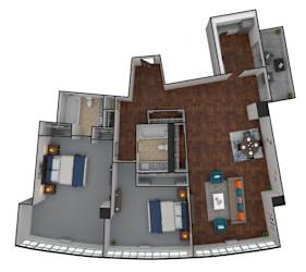 2 bedroom 2 bath at Hampton Plaza Apartments, Maryland, 21286