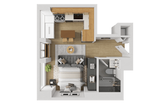 X05-S Floorplan at Reflections at the Wharf, Washington, DC, District of Columbia, 20024