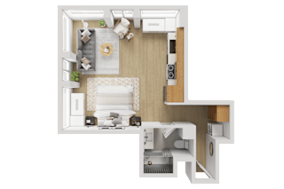 X18-S Floorplan at Reflections at the Wharf, District of Columbia