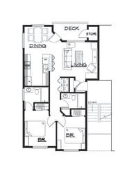 Floor Plan Two Bedroom