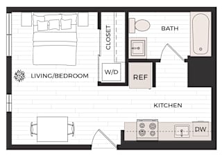 Studio C4 Floor Plan