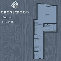 Studio C 475 sqft
