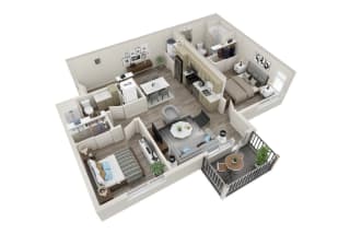 The Byway | Two Bedroom Horsetail Falls