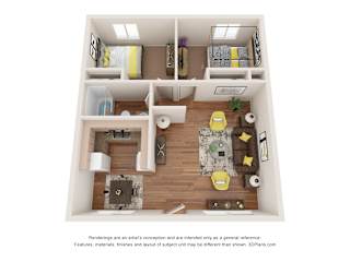 410 Heights | Two Bed