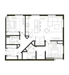 B8 Floor Plan at Twenty Fair Apartments, Connecticut, 06511