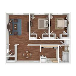 Oak Ridge Apartments Floor Plan Style 5L