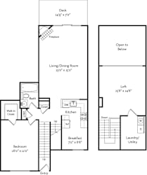 A02l_Chesnut Floorplan at The Henry, Pomona, NY