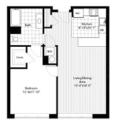 A8 Floorplan at RiversEdge, Weehawken, NJ