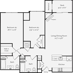 B03_Mohawk Floorplan at The Henry, New York, 10970