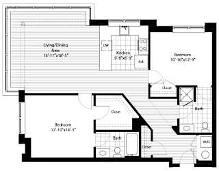 B10 RSE Floorplan at RiversEdge, Weehawken, NJ, 07086