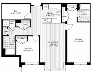 B12 RSE Floorplan at RiversEdge, Weehawken