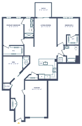 B12 Floorplan at The Hillmont, Hillsborough, 08844