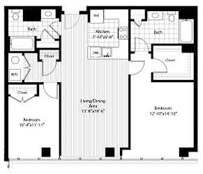 B8 RSE Floorplan at RiversEdge, New Jersey
