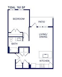 A2 Tidal Floor Plan at Drift, Daytona Beach, FL, 32117