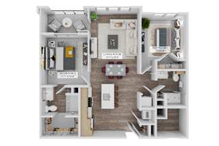 The Legacy B1 Floorplan at The Stadler Luxury Apartments, Bradenton