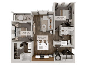 2 bed 2 bath C at The Concord Apartments, Florida, 34240
