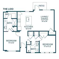Lido Floor Plan  at The Sophia, Venice, Florida