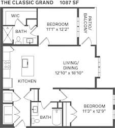 CLASSIC GRAND Floorplan at The Garrison, Fountain, CO 80817