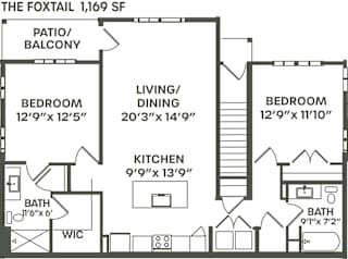 Foxtail Floor Plan at Palm Grove, Florida, 34222