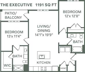 The Executive (B2) Floor Plan at Premier at West Park, Greeley Colorado