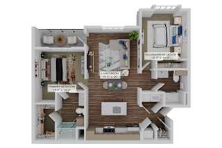 2 bed 2 bath K at The Quinn Luxury Apartments, Pensacola, FL, 32526
