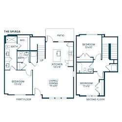 Spiaga Floor Plan at The Sophia, Florida